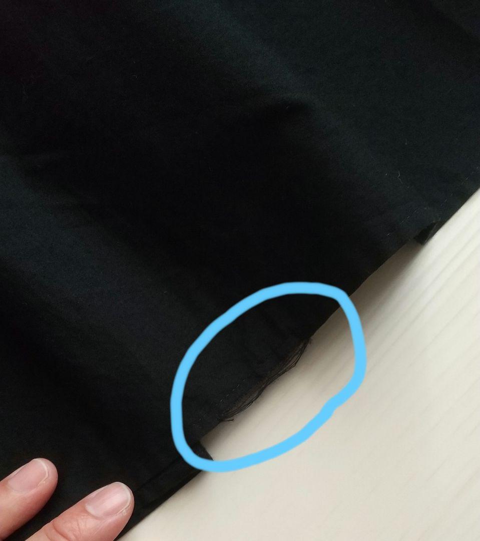 デパリエ コットン×シルク フリルオーバーカラーブラウス 38