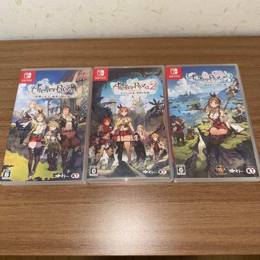 ライザのアトリエ1、2、3セット(Switchバージョン)