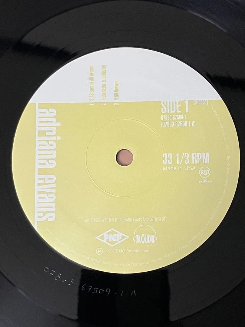 【USオリジナルLP】エイドリアナ エヴァンス / Adriana Evans