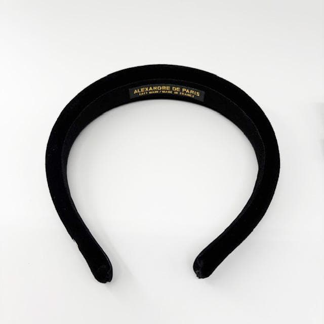 【未使用に近い】ALEXANDRE DE PARIS　カチューシャ　ベロア