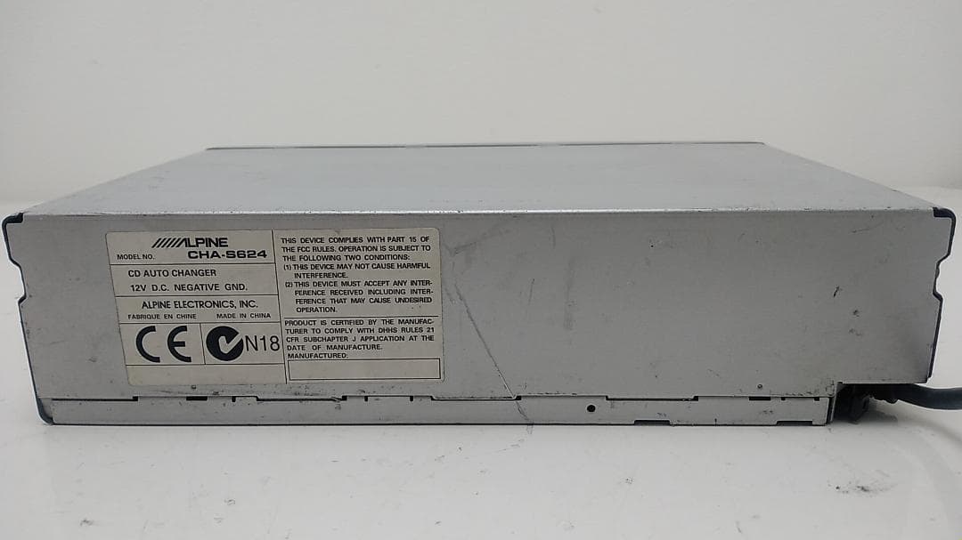 動作確認済　アルパイン　Ai-net対応6連奏CDチェンジャー　CHA-S624