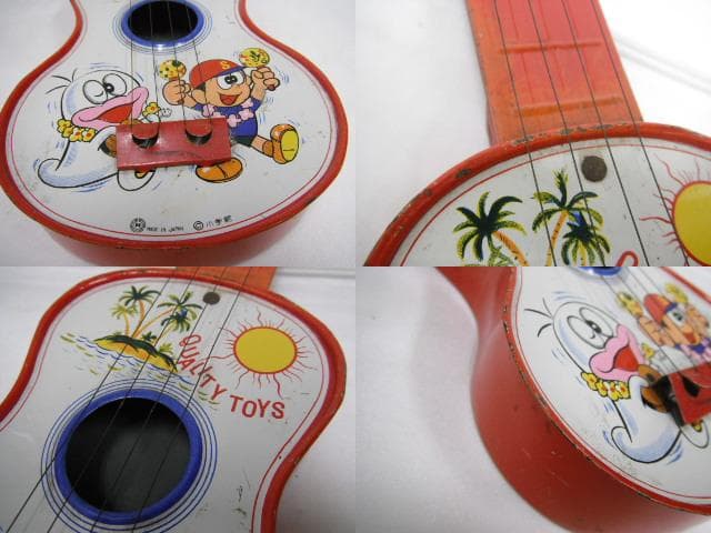 オバケのQ太郎 ウクレレ ブリキ 玩具 小学館