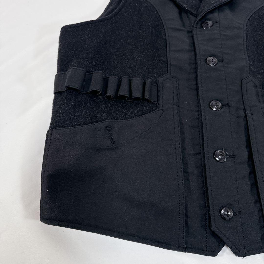 美品Stevenson Overall ハンティングベスト ブラック サイズ40