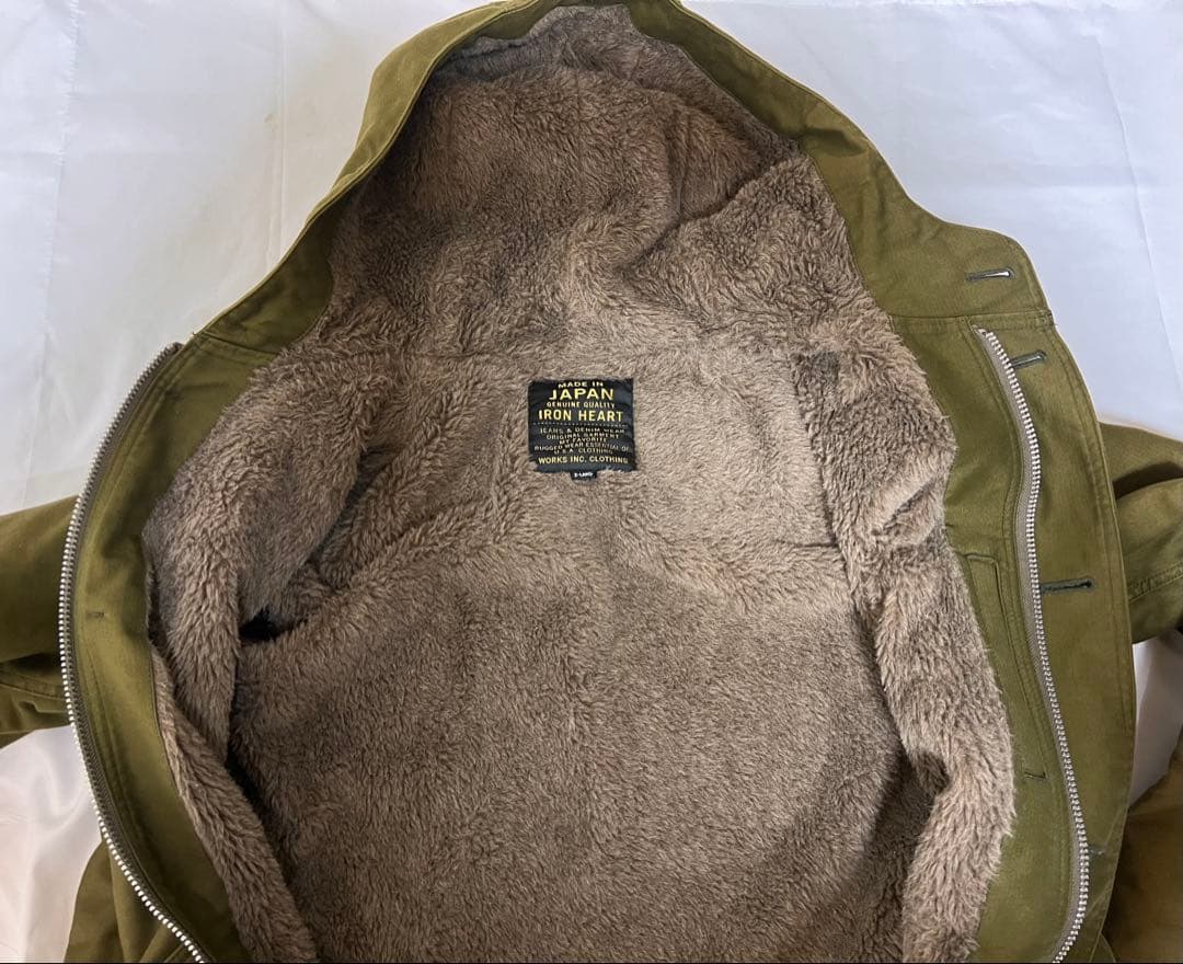 IRON HEART ロングコート 日本製 アルパカ ミリタリーモッズ XL
