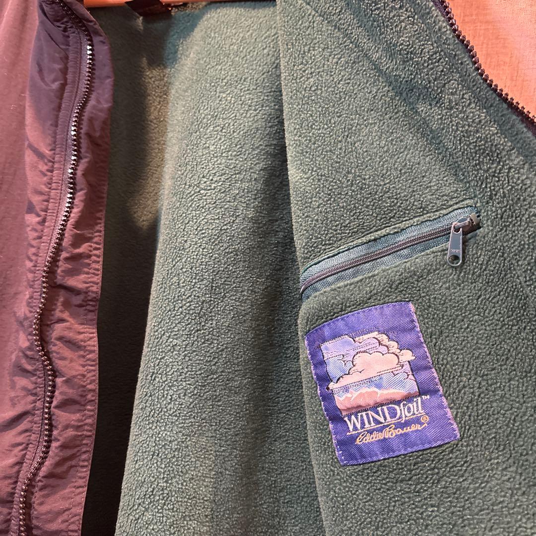 Eddie Bauer ウォームアップジャケット　シェルドシンチラ