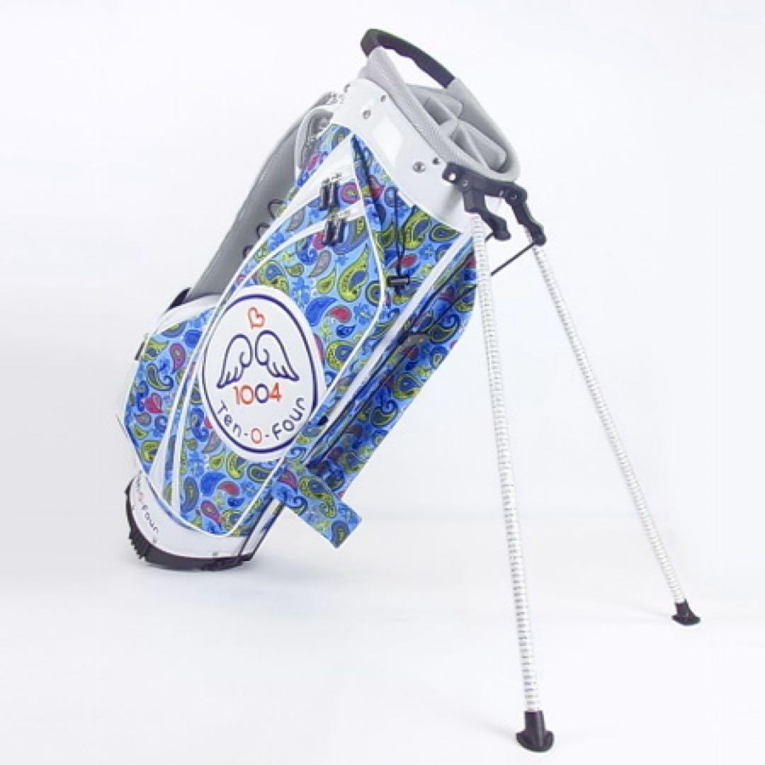キャディバッグ Ten-O-Four 1004 ペイズリー柄 ゴルフバッグ