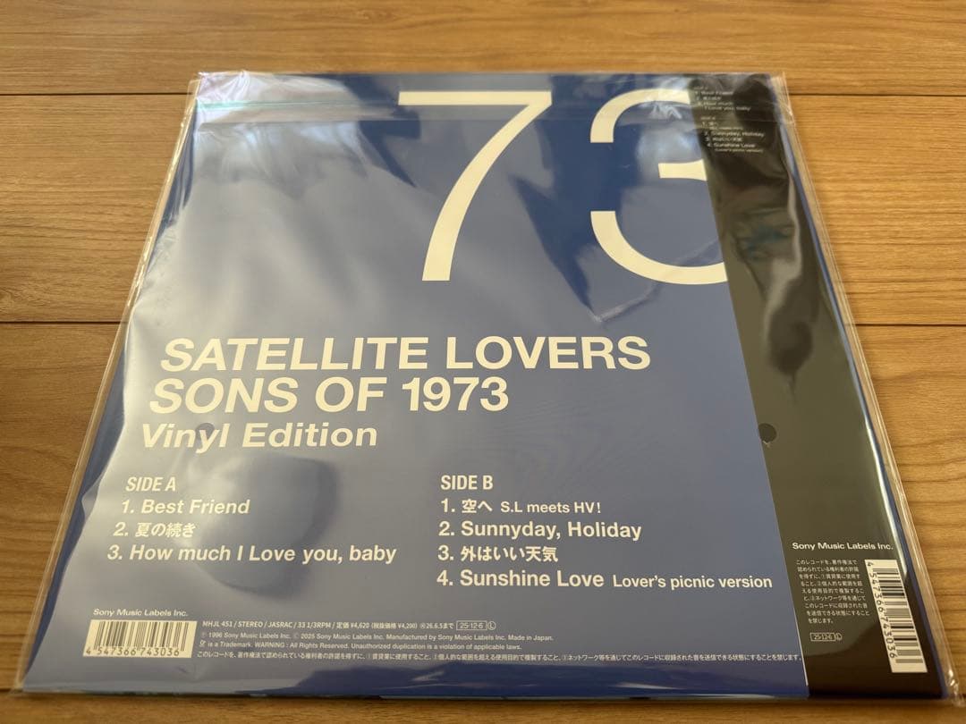 新品★SATELLITE LOVERS Sons of 1973