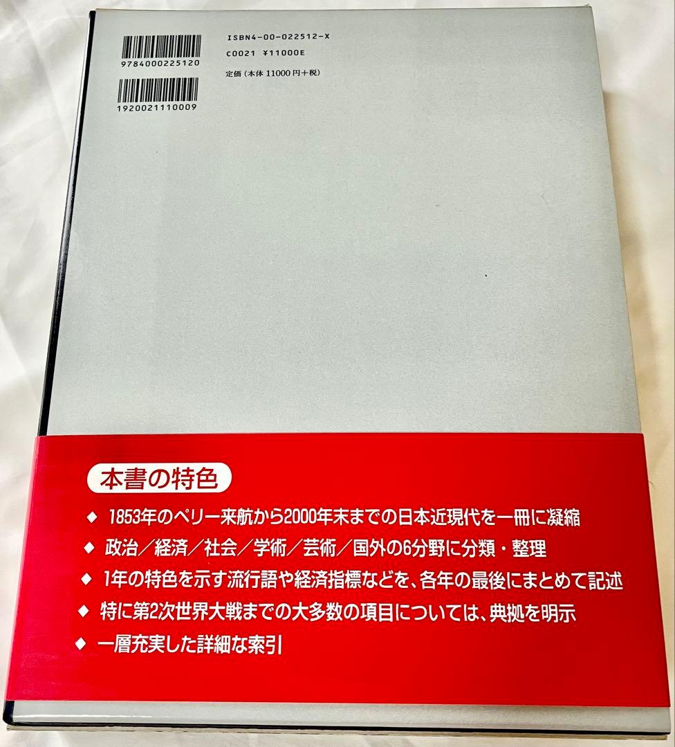 近代日本総合年表 第四版　1853(嘉永6)‐2000(平成12)