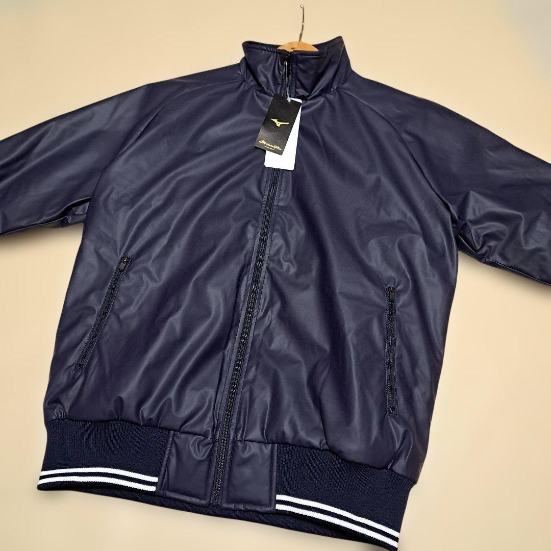 新品タグ付き！ミズノプロ 読売ジャイアンツモデル グラウンドコート ネイビー L