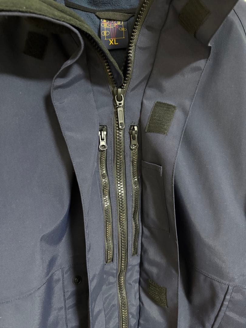 WAIPER.inc NAVY 3WAY WATERPROOF パーカーXL