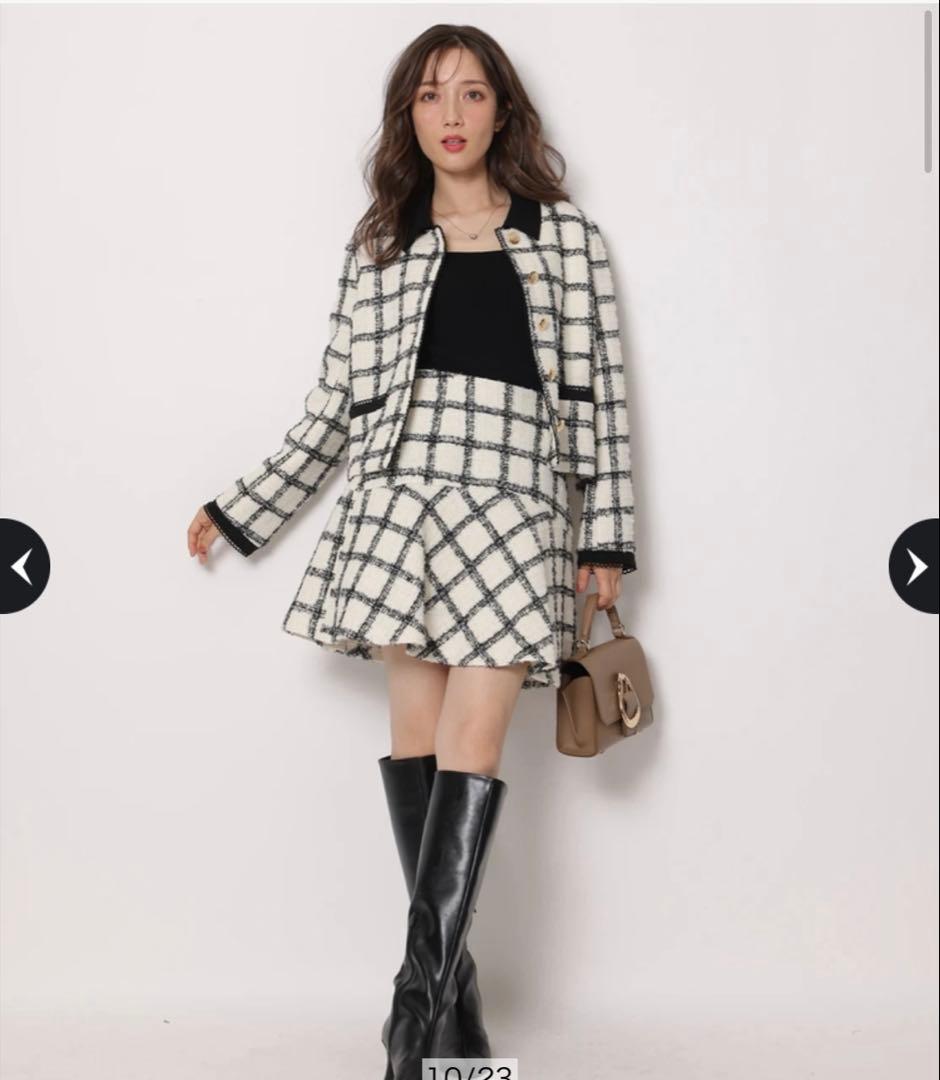 m Apuweiser-riche ツイードスカート