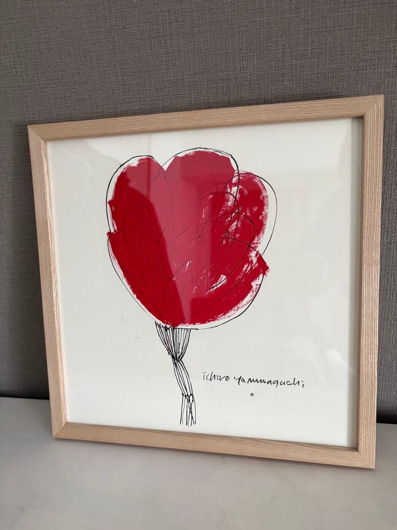 山口一郎 IDEE アートポスター　HANA-aka