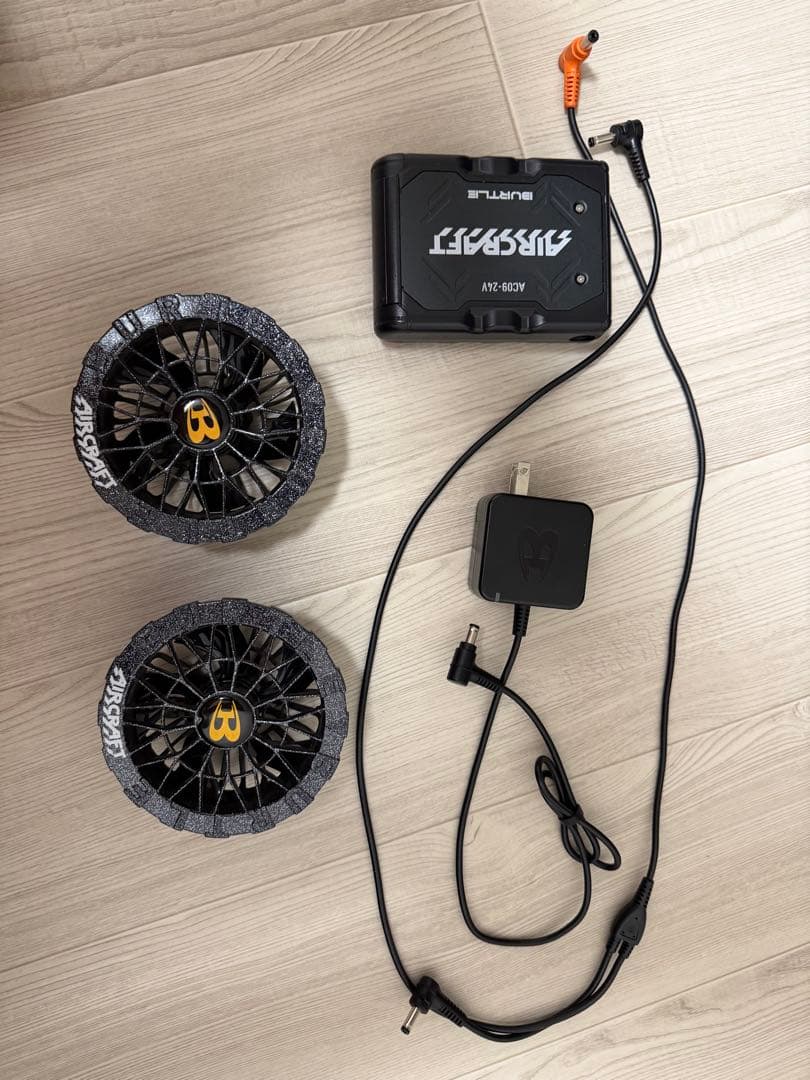 本日限り格安！！美品　バートル　24V ファン&バッテリーセット