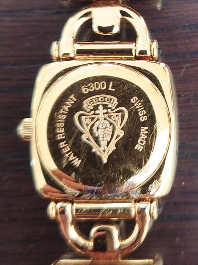 Moon　GUCCI　6300L　レディース　腕時計