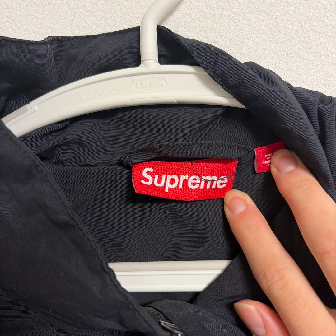 Supreme 黒 ナイロンジャケット