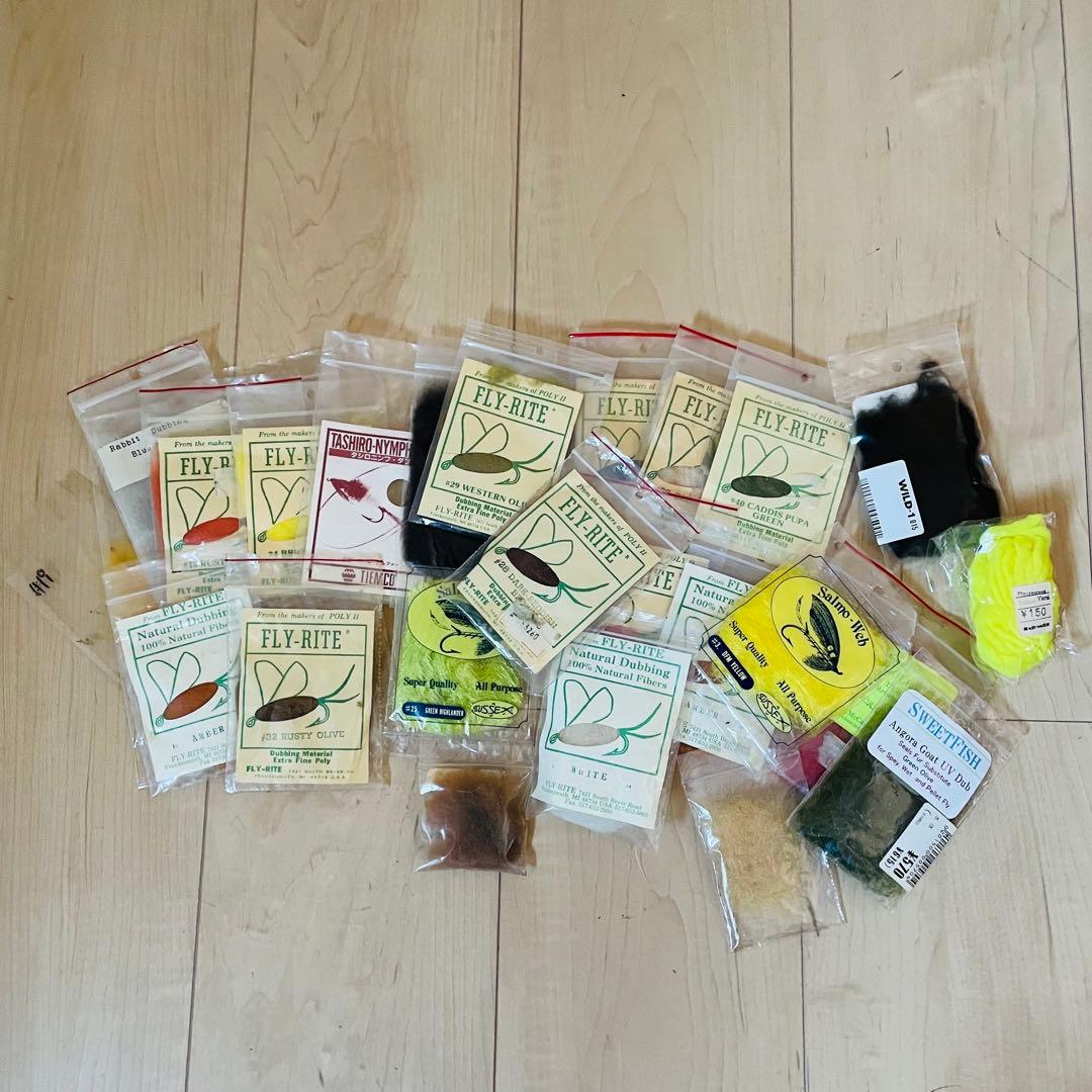 フライフィッシングのマテリアル、フライフック　タイイング