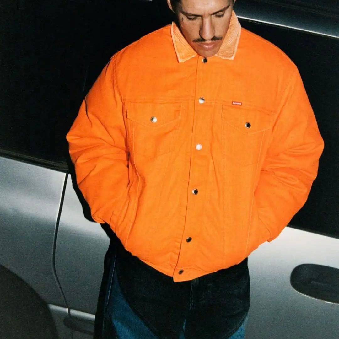 じ*ん様 Supreme Schott CanvasDown Trucker J