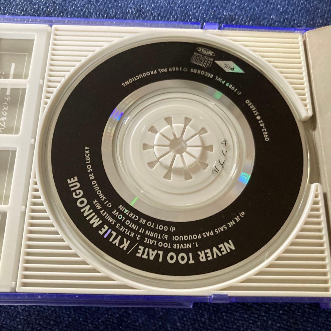 Kylie Minogue Never Too Late 8センチ8cmシングル