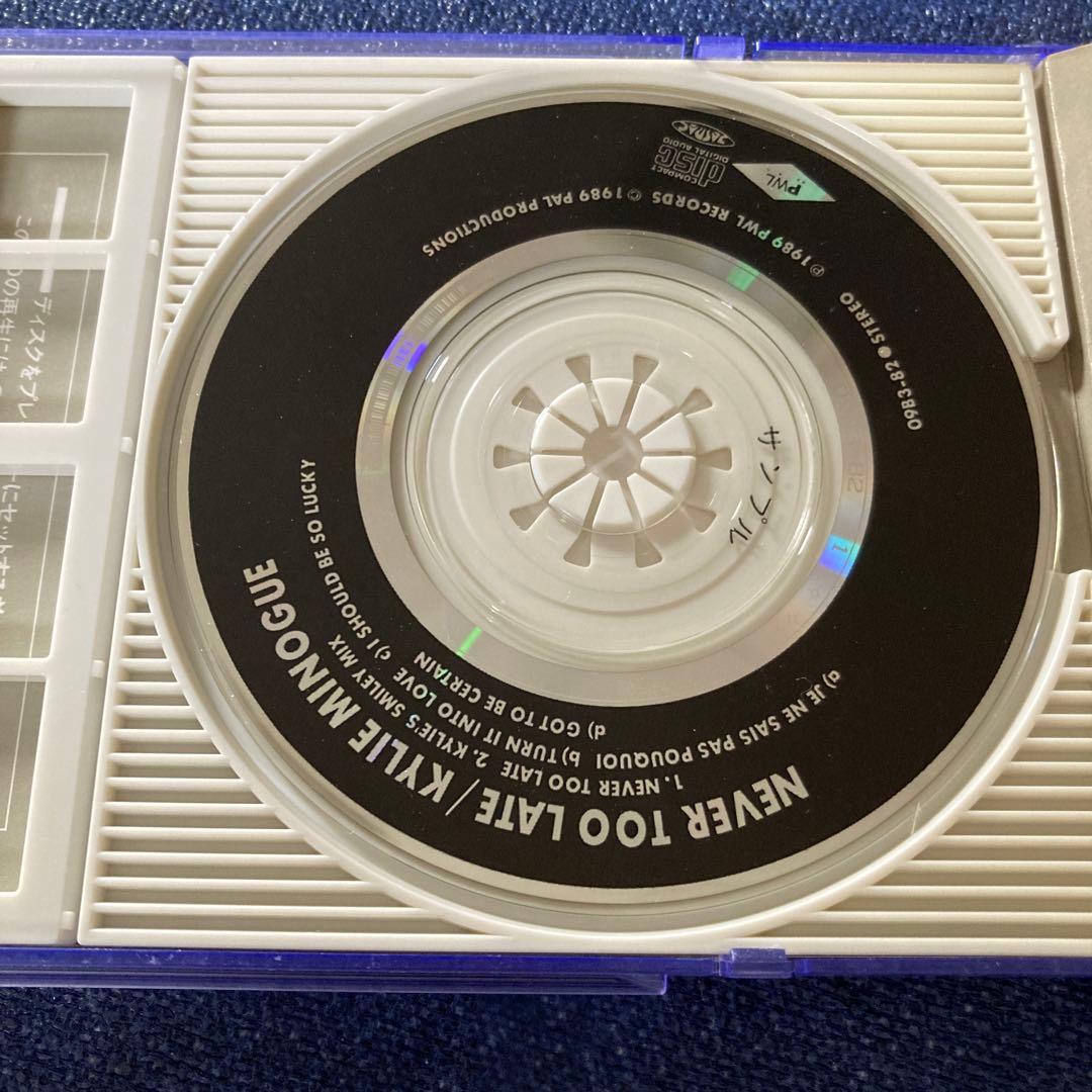 Kylie Minogue Never Too Late 8センチ8cmシングル