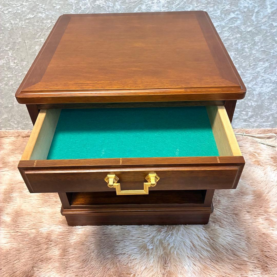 maruni マルニ 地中海 ナイトテーブル サイドテーブル 家具コンセント付