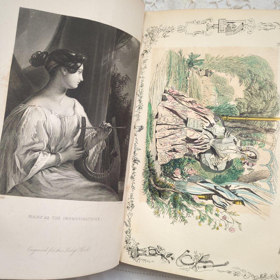 【専用】超稀少1841Godey's アンティーク洋書 絵本 ヴィクトリアン