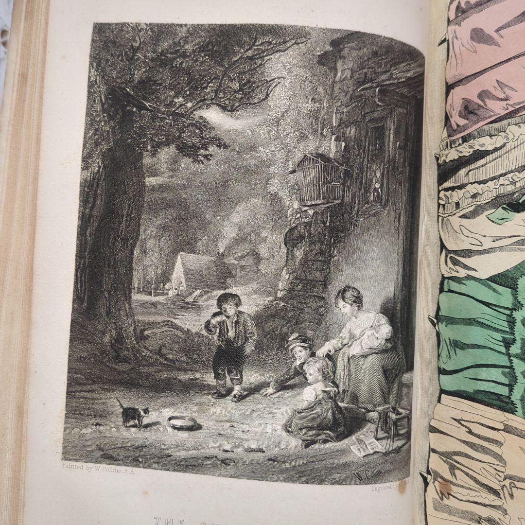 【専用】超稀少1841Godey's アンティーク洋書 絵本 ヴィクトリアン