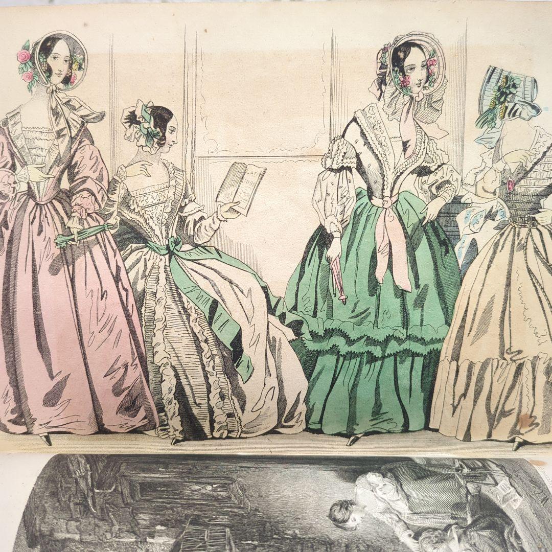 【専用】超稀少1841Godey's アンティーク洋書 絵本 ヴィクトリアン