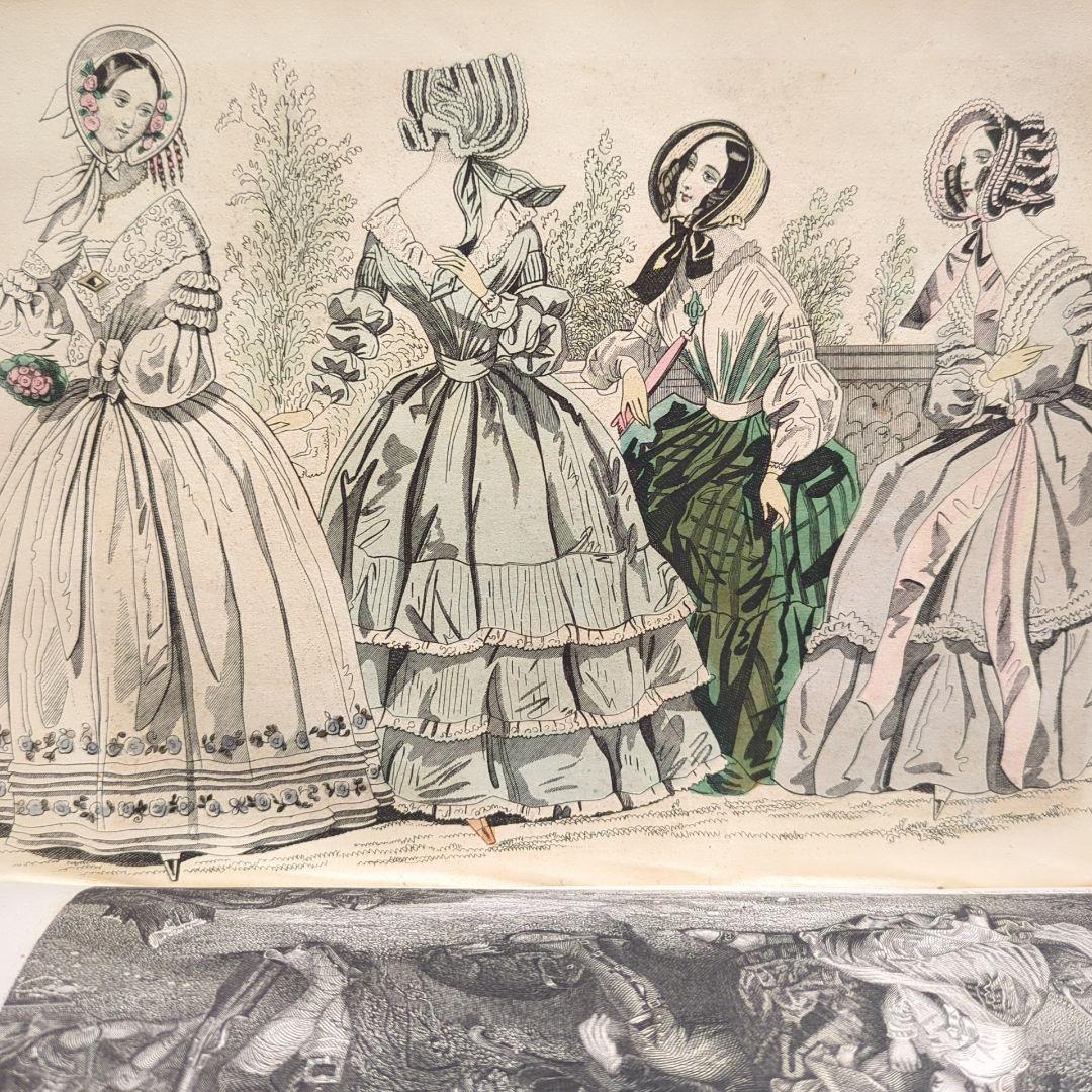 【専用】超稀少1841Godey's アンティーク洋書 絵本 ヴィクトリアン