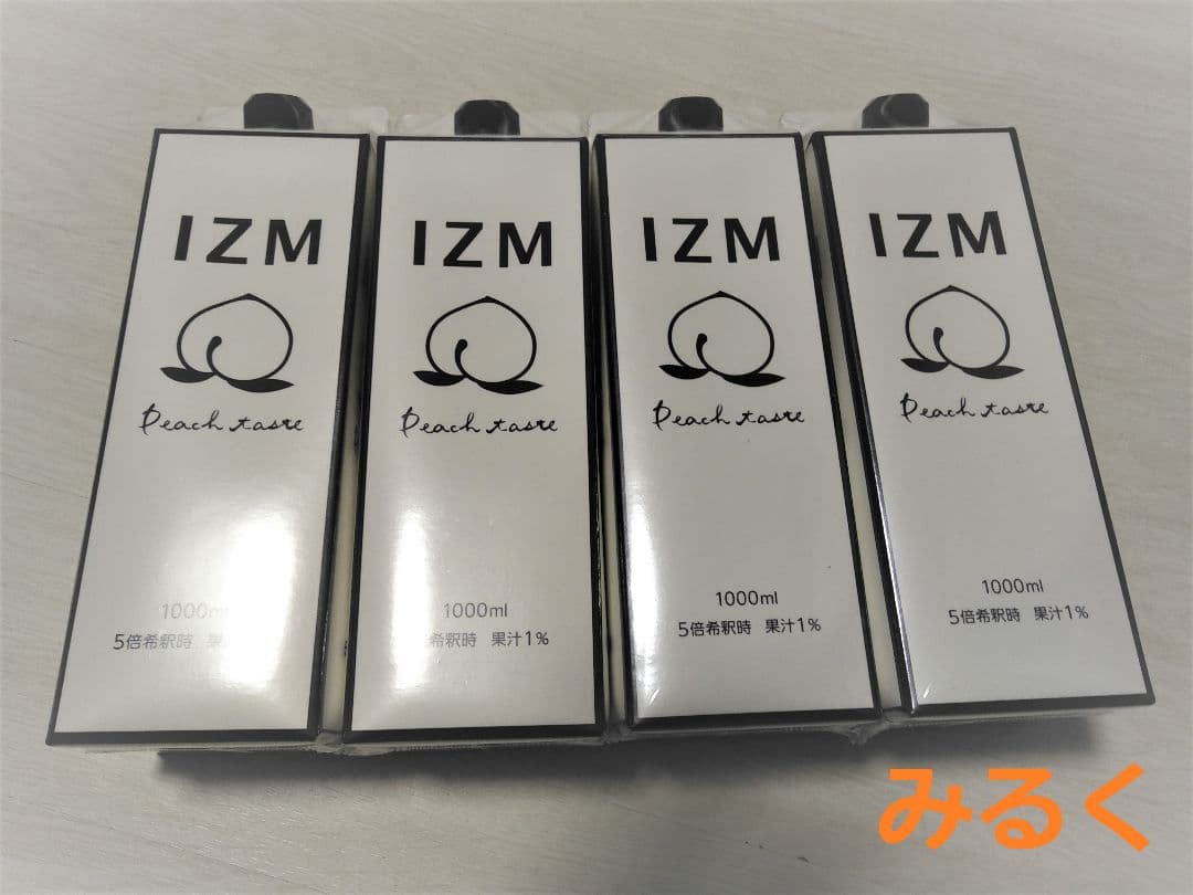 IZM　酵素ドリンク　ピーチテイスト　4本