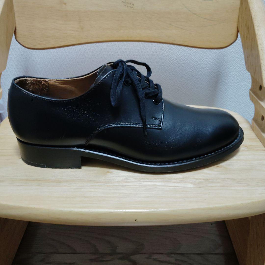 美品 マーガレットハウエル　レースアップシューズ 本革 22.5 ブラック