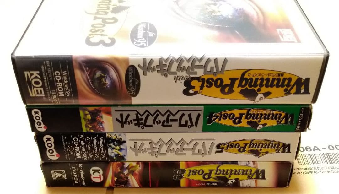 【各種外箱付】ウイニングポスト Winning Post PCゲーム 4点セット