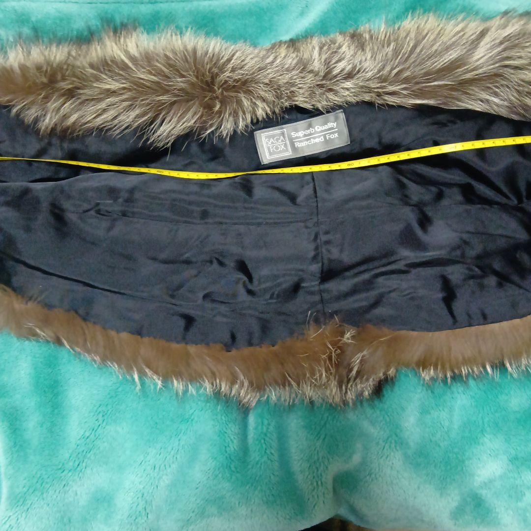 SAGA FOX　超大判ストール　ショール　シルバーフォックス