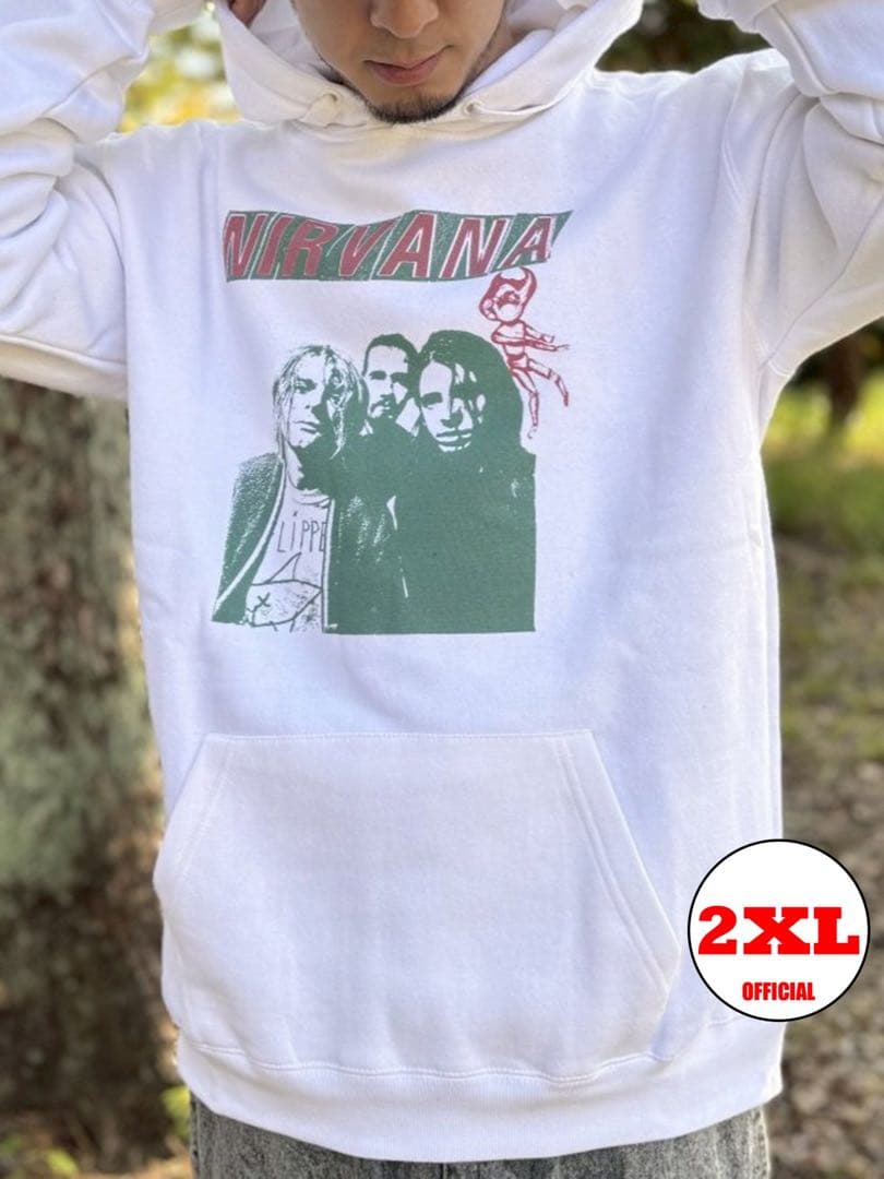 新品未使用 NIRVANA / Flipper プルオーバーパーカー 2XL