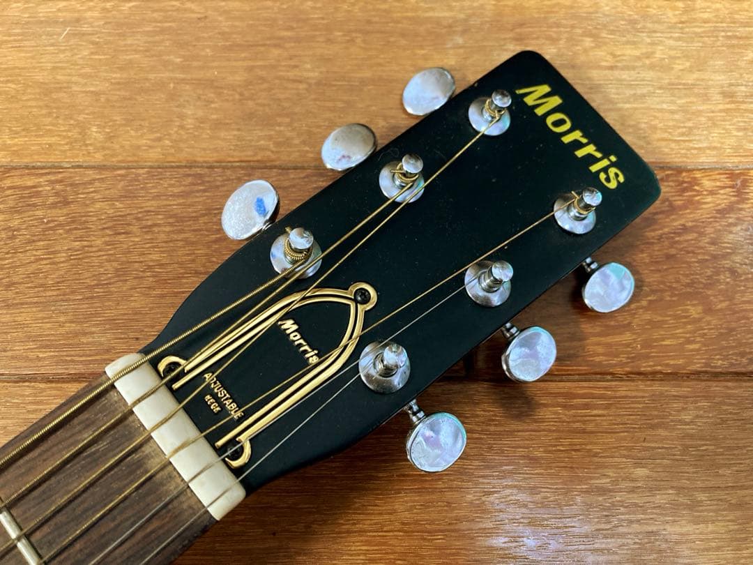 Morris モーリス　F-10 アコースティックギター　本体＋ソフトケース