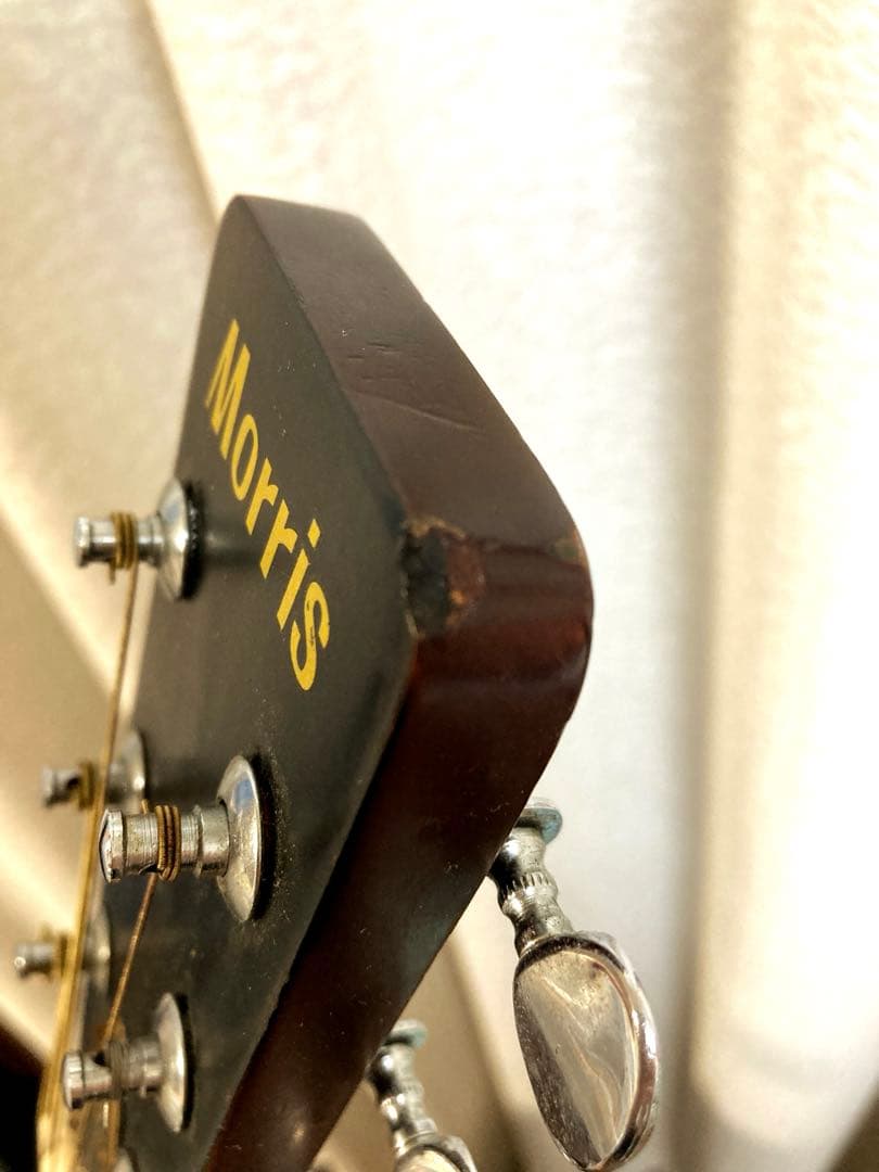 Morris モーリス　F-10 アコースティックギター　本体＋ソフトケース