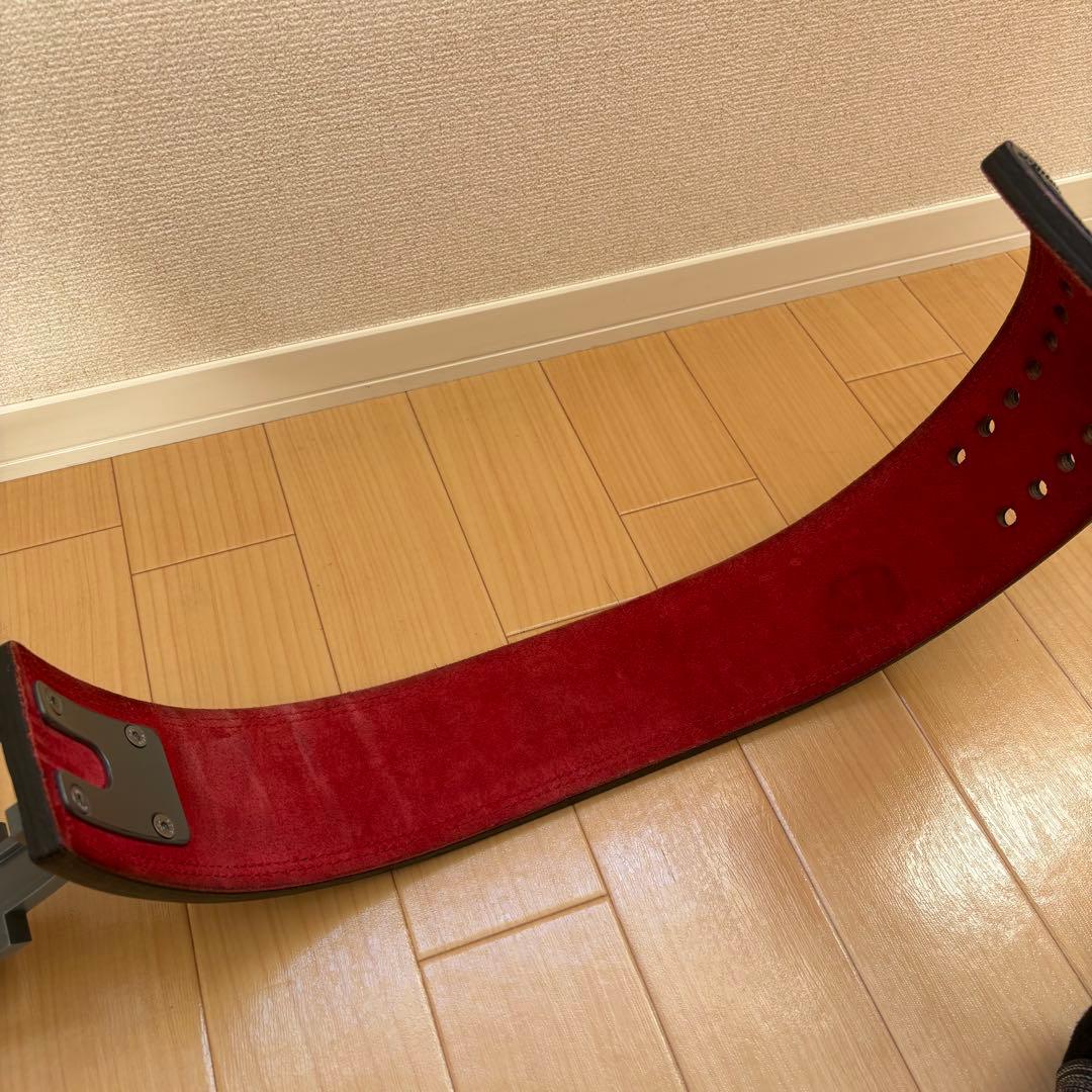 SBD パワーベルト 黒/赤 sサイズ