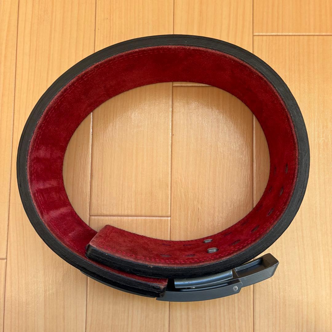 SBD パワーベルト 黒/赤 sサイズ