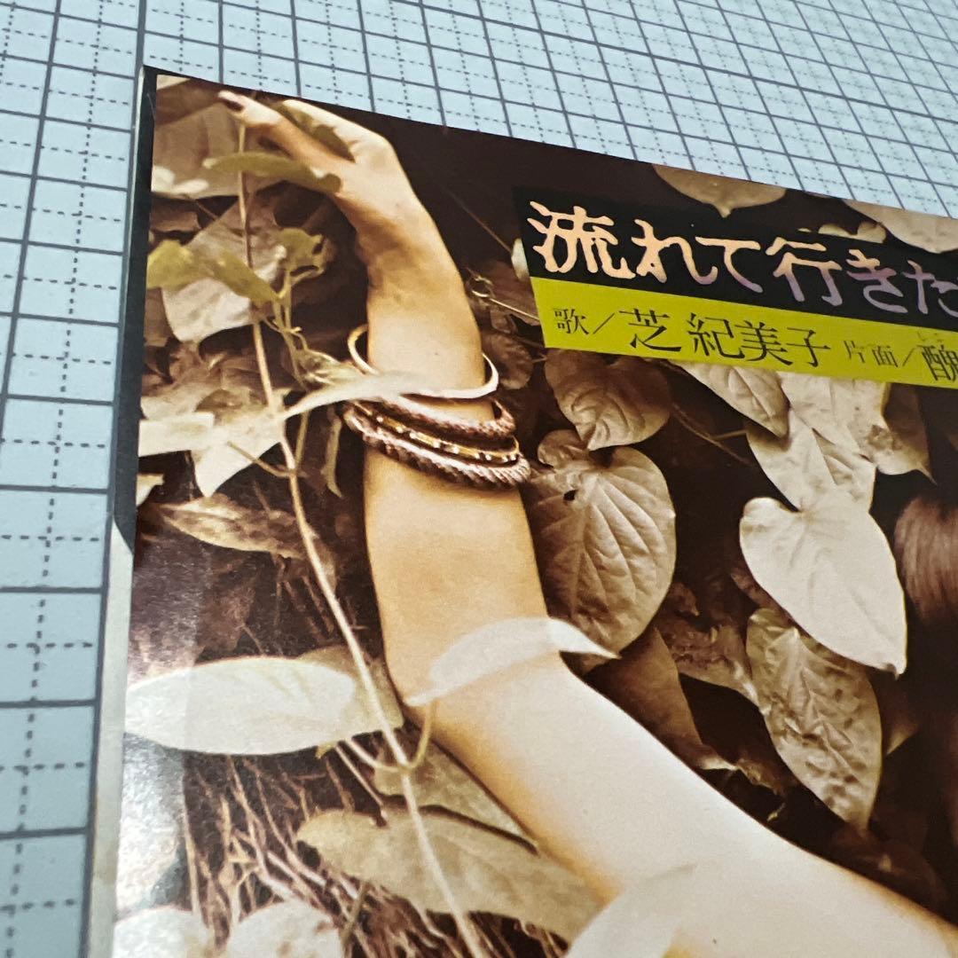 芝紀美子　流れて行きたい　醜女狩り　さいしゅとしみつ　見本盤　EP