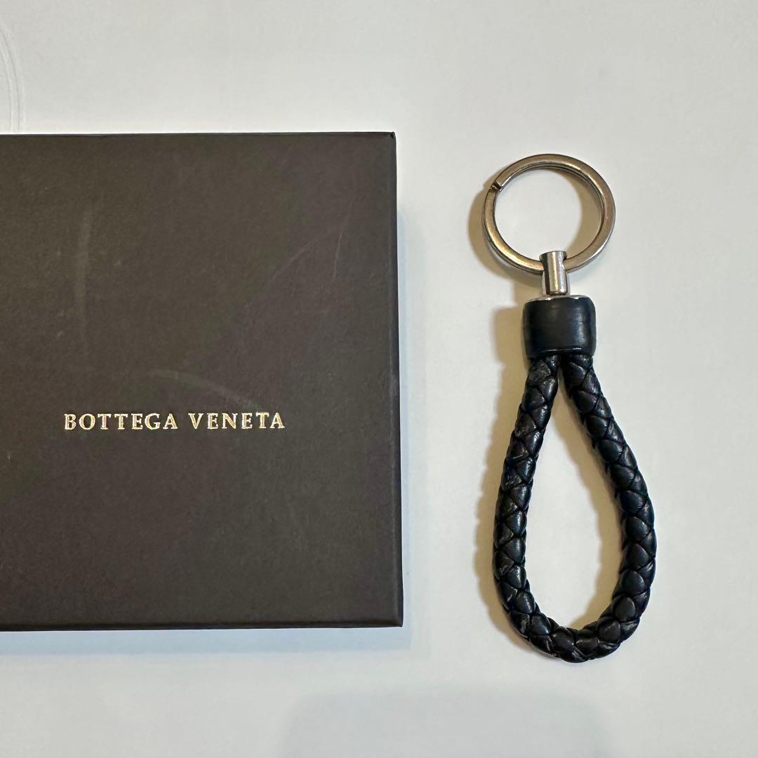 値下げ❗️Bottega Veneta ブラック キーホルダー