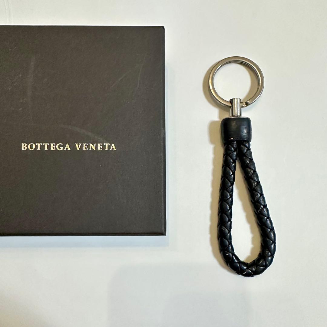 値下げ❗️Bottega Veneta ブラック キーホルダー