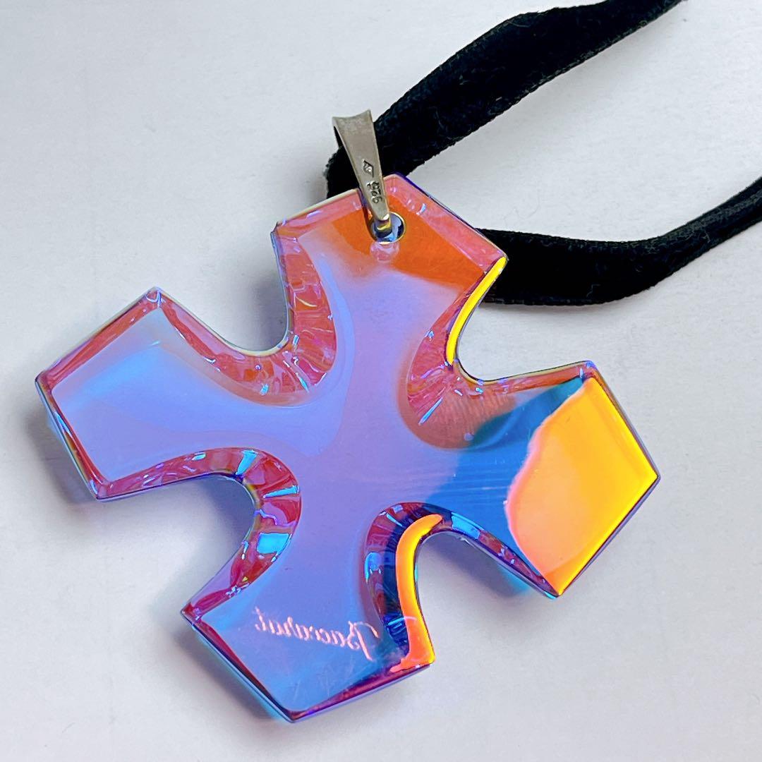 バカラ　オクシタン　イリゼ　ラージクロス　ネックレス　925