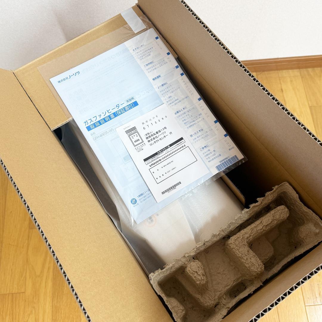 未使用 NORITZ GFH-4003S-W5 都市ガスファンヒーター