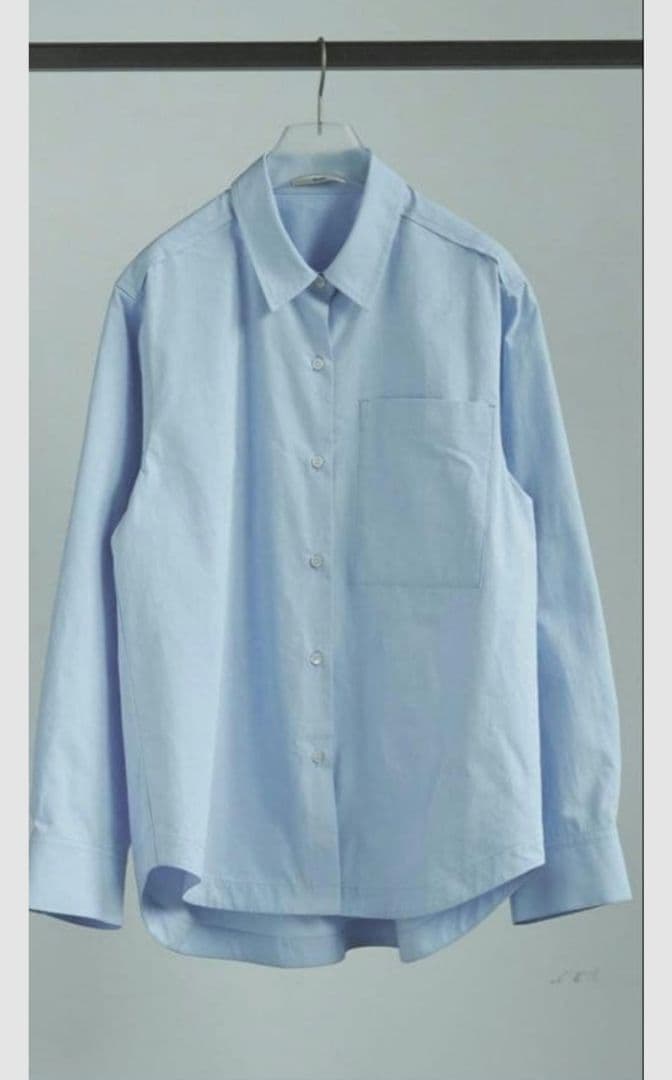 anuke Highcount Over Shirts アンヌーク　ライトブルー