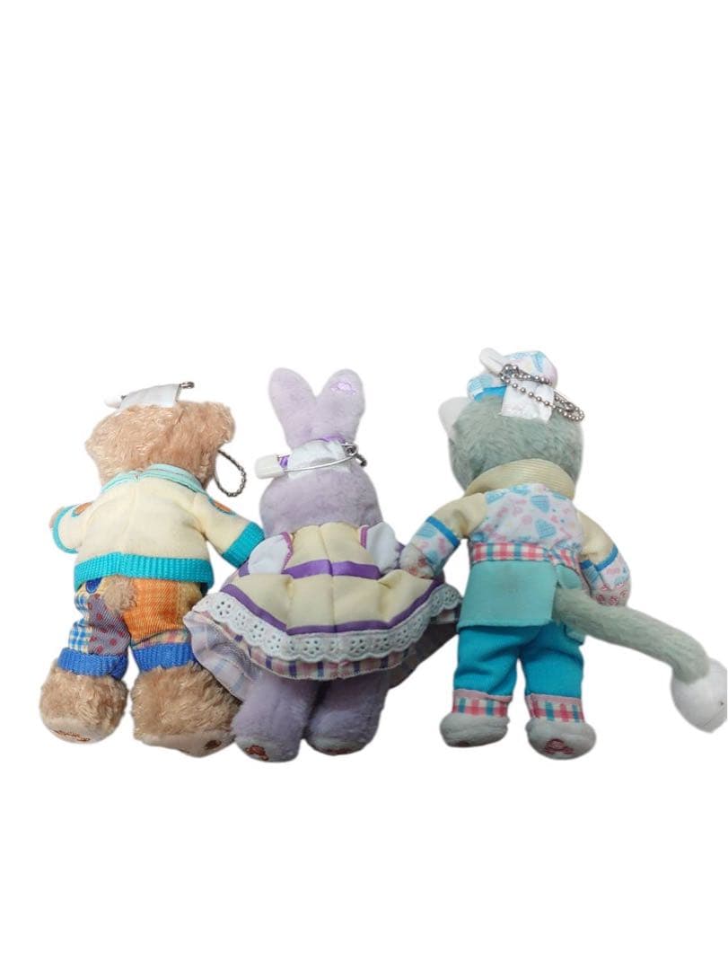 ダッフィー ほか ぬいぐるみバッジ まとめ売り スプリングインブルーム等