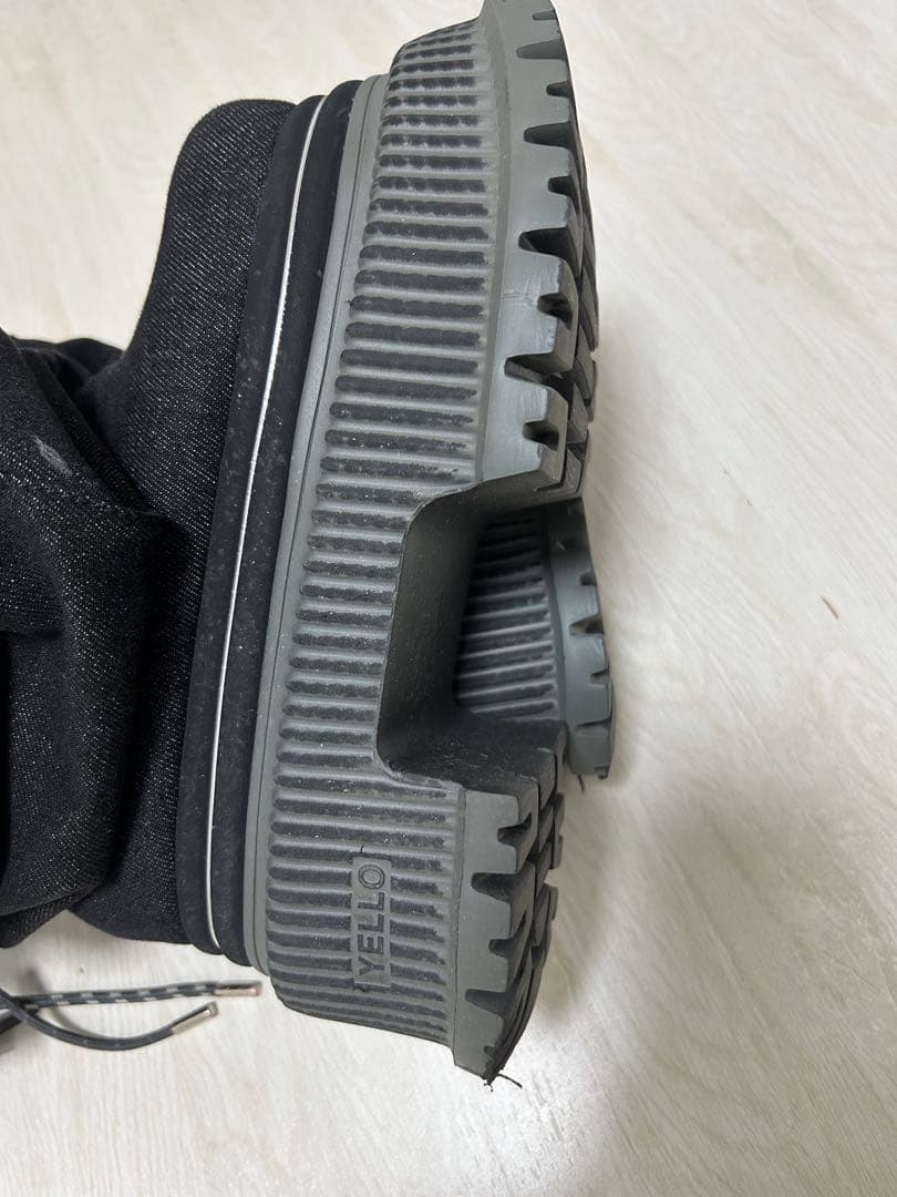 GIO PLATFORM SHORT BOOTS yello イエローブーツ M