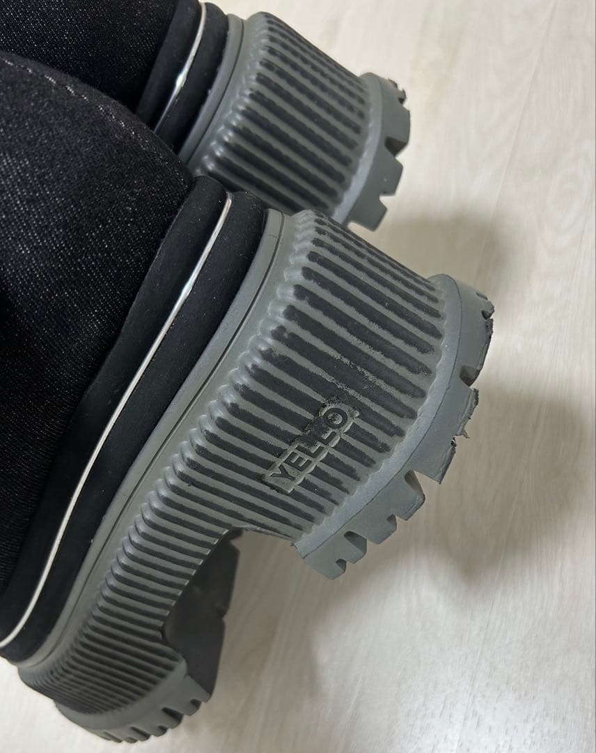 GIO PLATFORM SHORT BOOTS yello イエローブーツ M