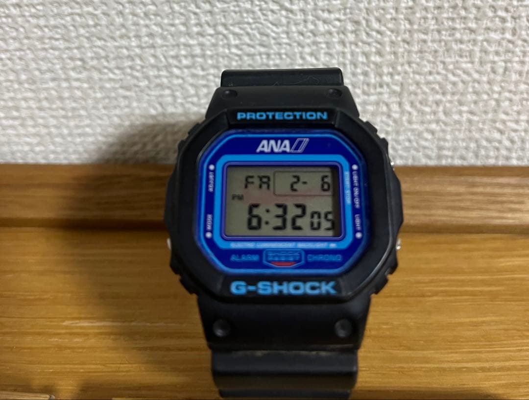 美品】ANA × G-SHOCK 非売品 コラボ デジタル腕時計 動作品 カシオ