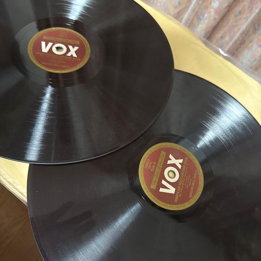 SP米2枚組 RUGGIERO RICCIバッハ無伴奏violin sonata