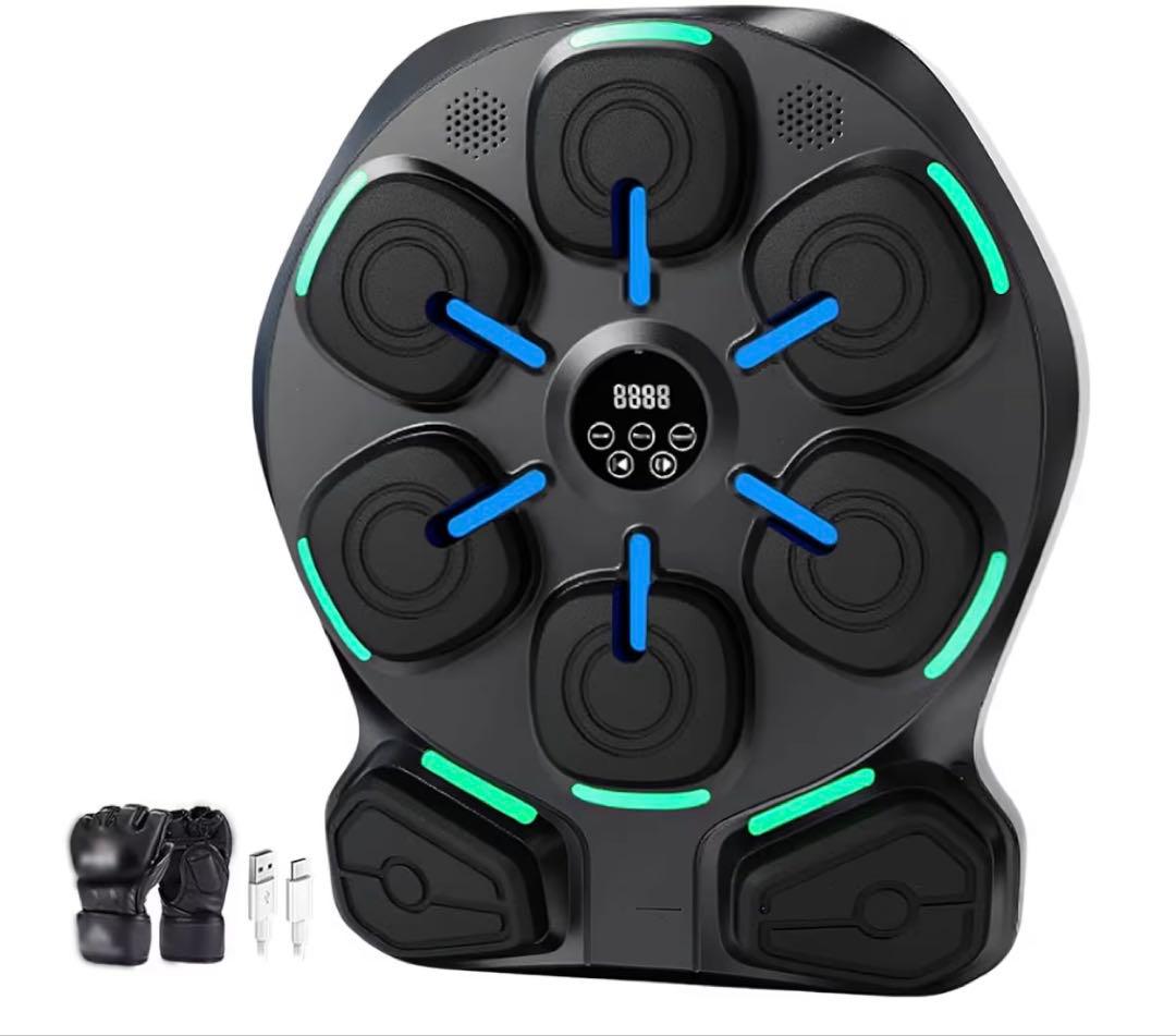 ミュージックボクシングマシンBluetoot接続壁掛け型パンチング大人子ども向け