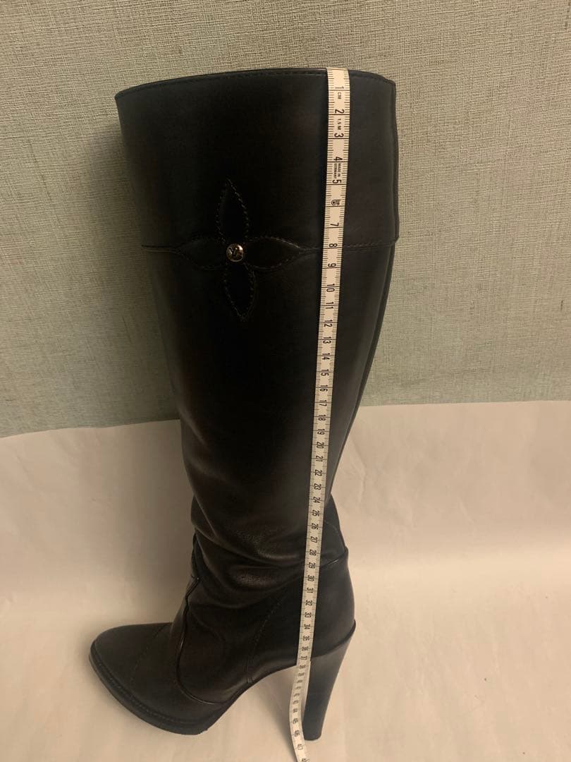 JmikiLOUIS VUITTON ルイヴィトン　ロングブーツブラック